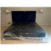 Image 1 : King Size Bed and Frame - Headboard Measures 52"H x 82"W, Mattress Measures 80"L x 75"W