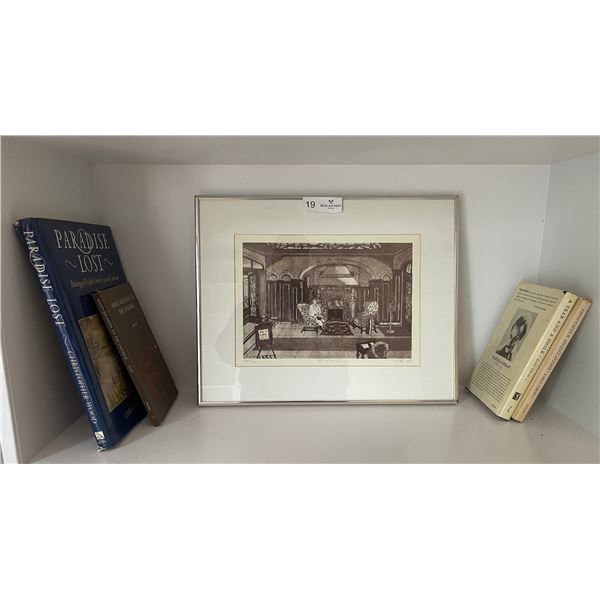 Home Decor - Assorted Books And Lithographs By Canadian Artist Loti.