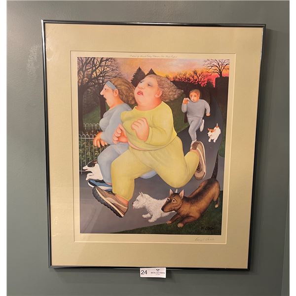 Beryl Cook Joggers Limited Edition Print