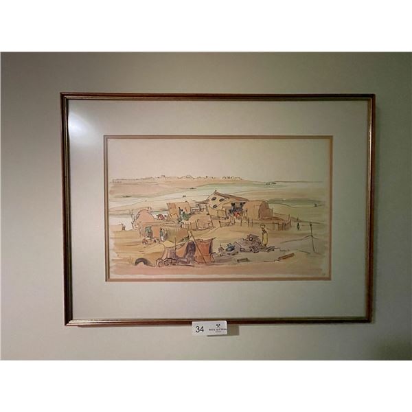 Framed Painting - 23.5"W x 17.5"H