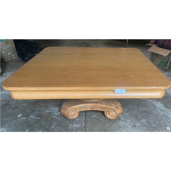 Pine Coffee Table - 43.5"W x 40"L x 21"H