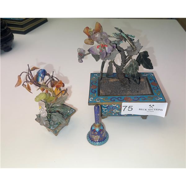 Collectible Glass and Enamel - 3", 4.5", 6"