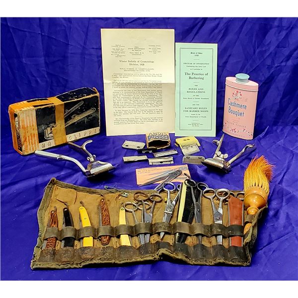 Antique Barber Tools