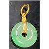 Image 1 : Gold and Jade Pendant