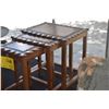 Image 3 : CARVED WOOD NESTING TABLES (3 PCS)