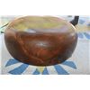 Image 5 : MILO WOOD BOWL & PORTUGUESE CYPRESS WOOD BOWL; BOTH SIGNED DAN DELUZ (BOTH REPAIRED) (2 PCS) (DOES N
