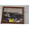 Image 1 : KOA FRAMED PHOTO, KAWAIAHAO CHURCH W/DIAMOND HEAD (22" X 18 1/4")