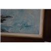 Image 2 : FRAMED OIL ON CANVAS, "SEASCAPE"; SIGNED EVANS