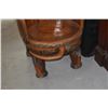 Image 4 : VINTAGE CARVED WOOD ELEPHANT CHAIRS (PAIR)