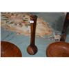 Image 4 : WOOD BOWLS, ROLLING PIN & MILO VASE (4 PCS)