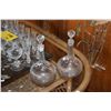 Image 3 : CRYSTAL STEMWARE, DECANTERS, PITCHER & TRAY (25 PCS)