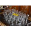 Image 4 : CRYSTAL STEMWARE, DECANTERS, PITCHER & TRAY (25 PCS)