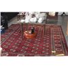 Image 2 : PAKISTANI BOKHARA RUG (8' 4" X 12' 5")