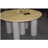 Image 5 : COLONNATO TABLE BY MARIO BELLINI FOR CASSINA MARBLE DINING TABLE (54 1/2")