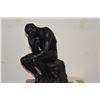 Image 2 : "THE THINKER" SCULPTURE, CASTINGS OF MASTERPIECES FROM THE LOUVRE MUSEUM & RODIN MUSEUM (10")