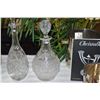 Image 2 : CRYSTAL DECANTERS (2 PCS)