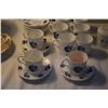 Image 3 : ROYAL CROWN DERBY BONE CHINA CUPS & SAUCERS (10 CUPS/11 SAUCERS, 1 CRACKED) (21 PCS)