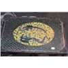 Image 2 : TILE TOP TABLE W/DRAGON MOTIF (18 1/4" X 11")