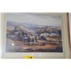 Image 2 : FRAMED PRINT, "EVENING AT BLINMAN"; BY KENNETH JACK (34" X 27")