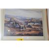 Image 2 : FRAMED PRINT, "EVENING AT BLINMAN"; BY KENNETH JACK (34" X 27")