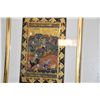 Image 2 : FRAMED PERSIAN HUNTING SCENE (13 1/4" X 16")