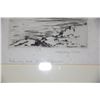 Image 3 : FRAMED 1920 ETCHING, "MAUNA LOA FROM KILAUEA"; BY HUC M. LUQUIENS (1881-1961); SIGNED (10 3/4" X 10 