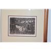 Image 2 : KOA FRAMED ORIGINAL ETCHING, "EVENTIDE"; SIGNED ISAMI DOI - HONOLULU PRINT MAKERS GIFT PRINT TO ASSO