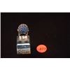 Image 2 : 14K WG SAPPHIRE & DIAMOND RING (SIZE 3 3/4) (16 GTW)