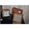 Image 2 : VINTAGE LUXOR & WESTCLOX CLOCKS W/2 CASES (3 PCS)