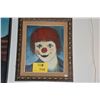 Image 1 : FRAMED OIL ON CANVAS, CLOWN; SIGNED NUBAR BEDROSSIAN (16" X 19")