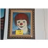 Image 1 : FRAMED OIL ON CANVAS, CLOWN; SIGNED NUBAR BEDROSSIAN (16" X 19")