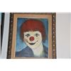 Image 2 : FRAMED OIL ON CANVAS, CLOWN; SIGNED NUBAR BEDROSSIAN (16" X 19")