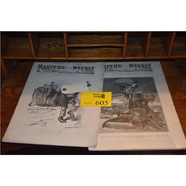 HARPERS WEEKLY (1899 & 1900) (2 PCS)