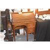 Image 2 : ANTIQUE OAK ROLL TOP DESK W/2 DRAWERS