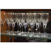 Image 2 : ORREFORS BLUE STEMMED CHAMPAGNE FLUTES (8 PCS)