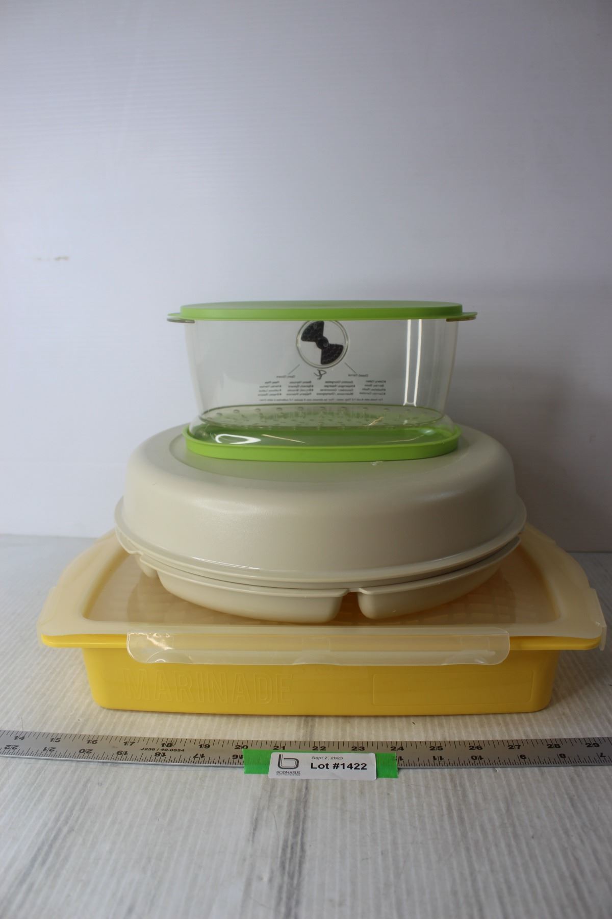 (3) Tupperware Containers