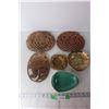 Image 1 : (3) Ashtrays and (3) Trivets