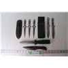 Image 1 : (5) Throwing Knives +(2) Knives