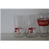 Image 4 : (5) Glasses - Coca Cola, 7 UP