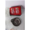 Image 3 : (7) Crystal Dishes + Misc.