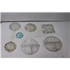 Image 2 : (2) Crystal Dishes and (5) Ash Trays