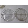 Image 4 : (2) Crystal Dishes and (5) Ash Trays