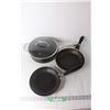 Image 1 : (3)  Pans (1) Lid