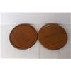 Image 2 : (2) Wooden Cutting Boards, Divided Platter and Serving Utensils