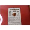 Image 4 : Framed Lincoln-Kennedy Penny - 9x12in