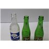 Image 4 : (3) Vintage Glass Pop Bottles- 7up, Sun Crest