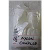 Image 2 : 1 1/2" Nylon Coupler + 2" Nylon Coupler