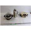 Image 1 : Belgian Waffle Maker - Untested, Electric Egg Poacher (?) - Untested, Grater