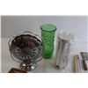 Image 2 : Green Vase, 6-Piece Coaster Set, Vegetable Peeler, Misc.