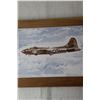 Image 3 : Framed Ceramic Art of a Plane - 8" x 10"